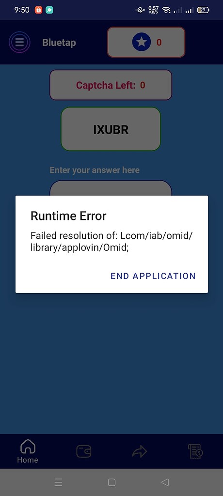 Error in using APPLOVIN Component - Bugs - Android Builder Community