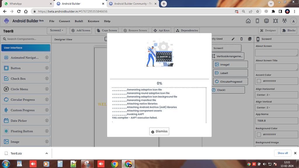 Once Again Build Server Issue Found Discussion Android Builder